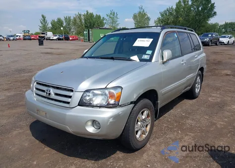 2005 Toyota Highlander V6 from USA, damaged, VIN JTEEP21A550116849